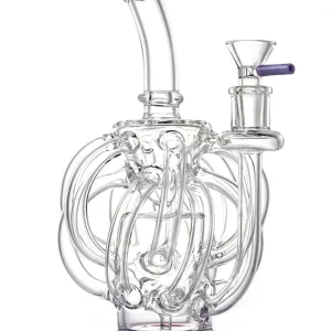 12" Vortex Glass Recycler Bong