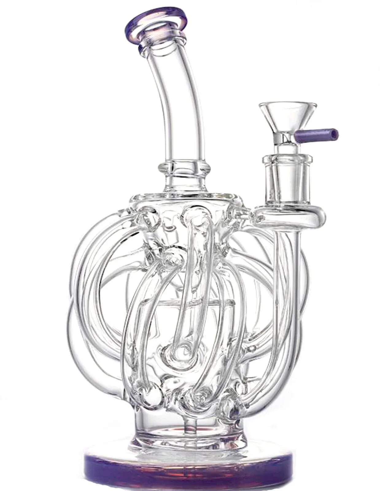 12" Vortex Glass Recycler Bong