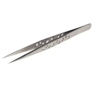 Anti-Skid Stainless Steel Pointed Tweezers