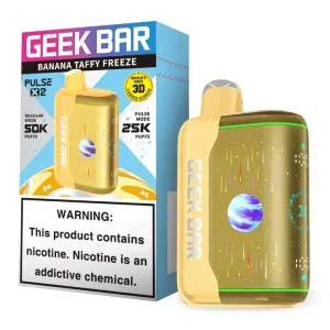 Banana Taffy Freeze Geek Bar Pulse X2 50K
