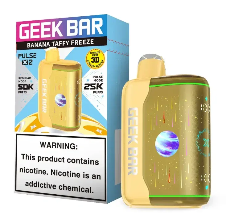 Banana Taffy Freeze Geek Bar Pulse X2 50K