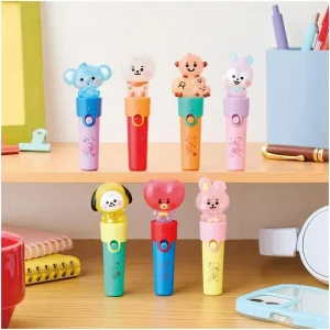 Bandai BT21 Light Stick Charm 2, Assorted Collectible Box of 10