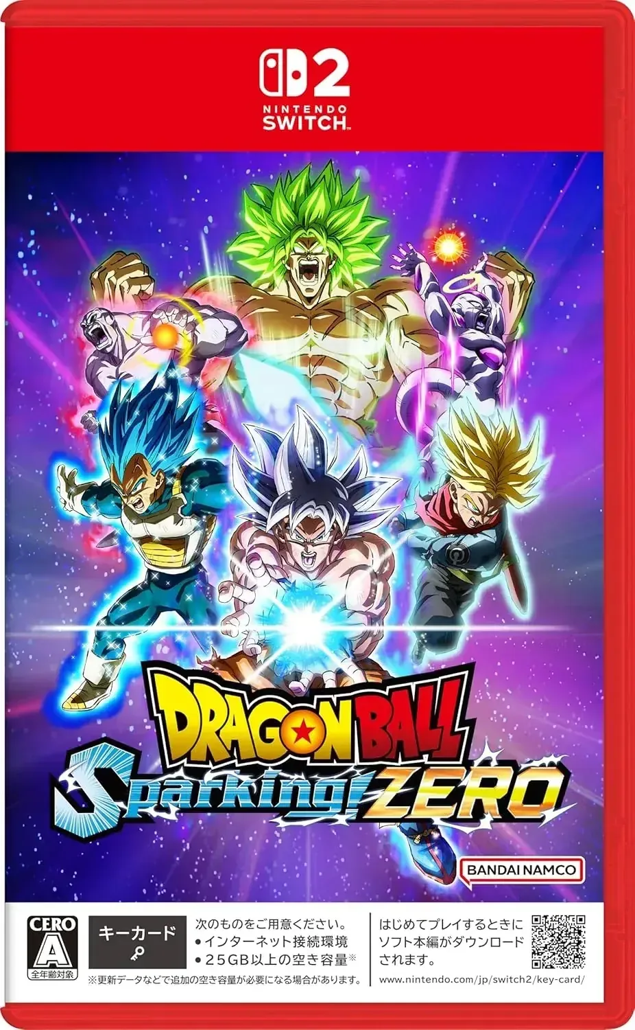 Bandai Namco Dragon Ball Sparking Zero Action Game Switch 2