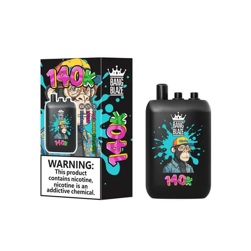Bang Blaze 140k Puffs 140000 Disposable Vape – 550mAh Mesh Coil Rechargeable 3 Flavors - Image 2