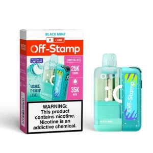 Black Mint Off Stamp X Cube Crystal 35,000 Disposable Kit