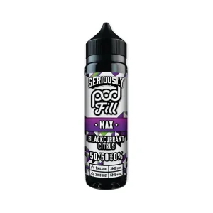 Blackcurrant Citrus Seriously Pod fill Max 40ml Shortfill