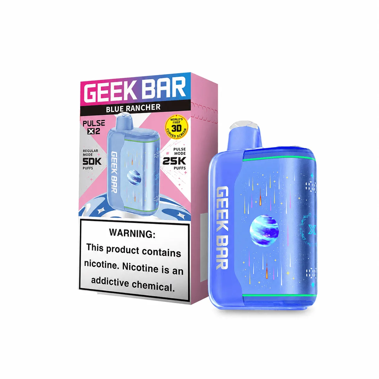 Blue Rancher Geek Bar Pulse X2 50K