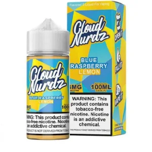 Blue Raspberry Lemon Cloud Nurdz 100ml