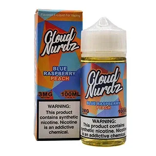 Blue Raspberry Peach - 3mg - Cloud Nurdz - 100mL