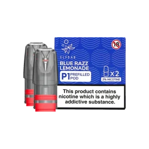 BLUE RAZZ LEMONADE ELF BAR MATE P1 PODS (PACK OF 2)