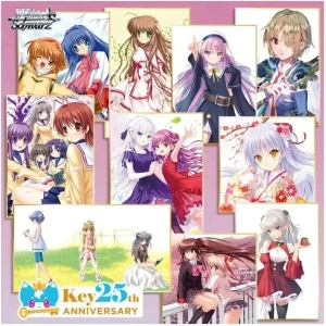 Bushiroad Weiss Schwarz Key 25th Anniversary Card Box 6 Packs
