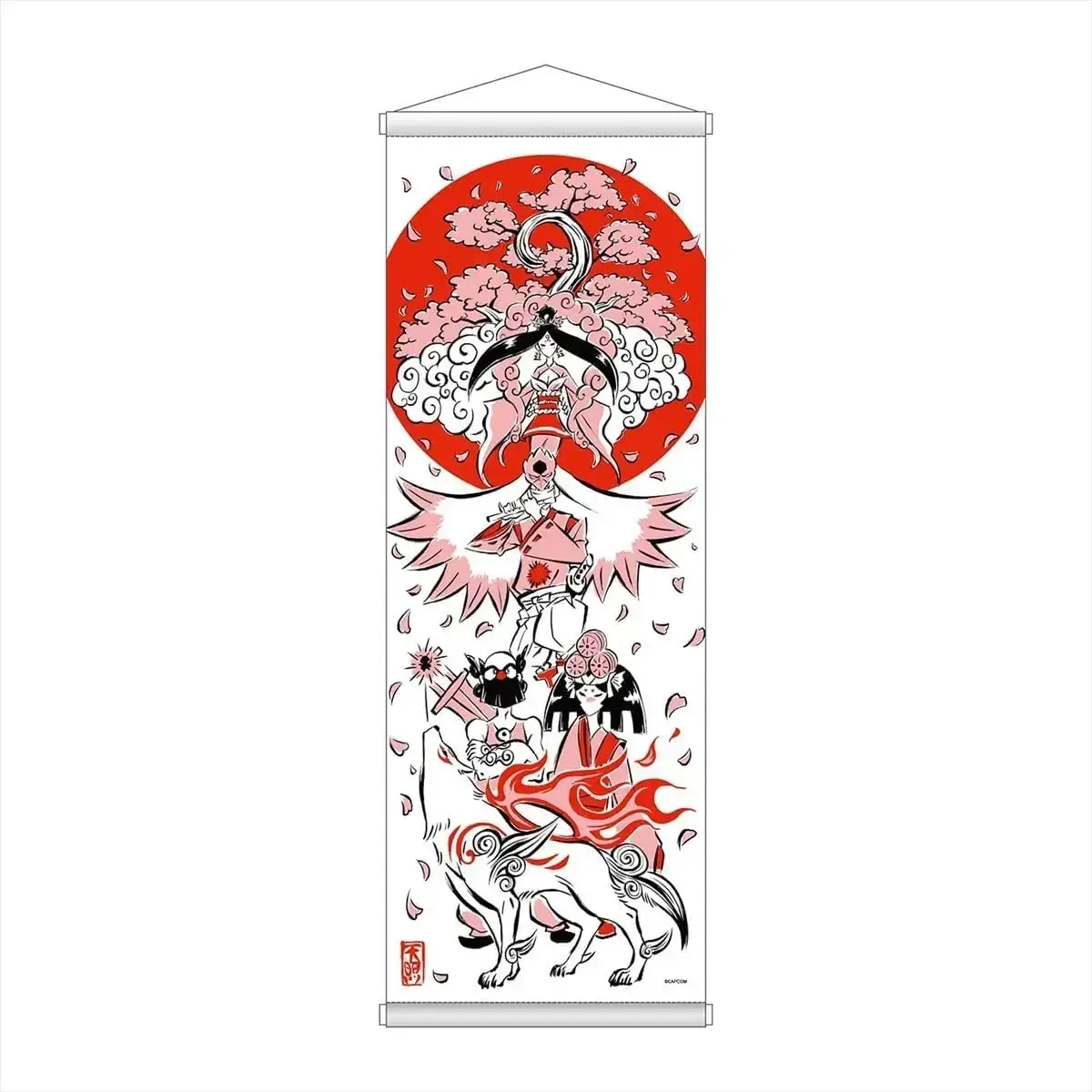 Capcom Okami 20th Anniversary Sunlight Spring Tapestry Polyester