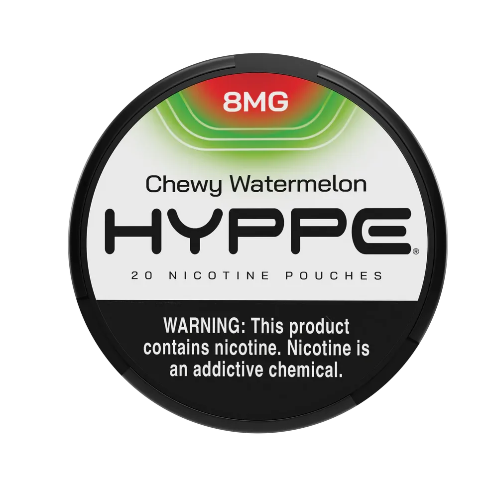 Chewy Watermelon Hyppe Nicotine Pouches