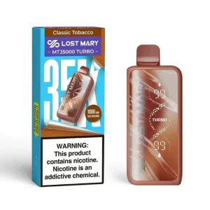 Classic Tobacco - Lost Mary MT35000 Turbo Disposable Vape