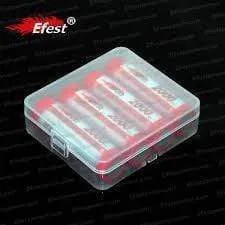 Clear Flip Top Battery Storage Cases - Image 2