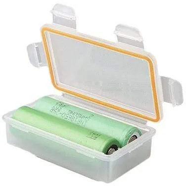 Clear Waterproof 18650 Battery Cases - Image 2