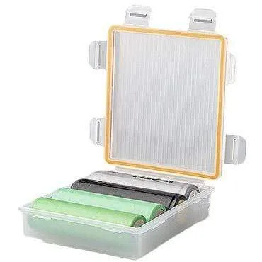 Clear Waterproof 18650 Battery Cases