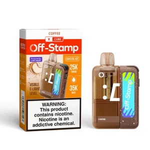 Coffee Off Stamp X Cube Crystal 35,000 Puffs Disposable Kit
