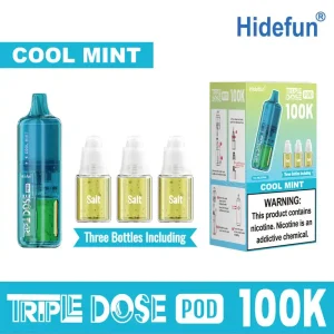 Cool Mint - Hide Fun Triple Dose 100K Disposable Vape Pod