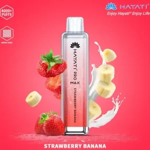 Crystal Pro Max 4000 Strawberry Banana Disposable Box of 10 – £71.99