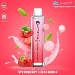 Crystal Pro Max 4000 Strawberry Hubba Bubba Disposable Box of 10 – £71.99