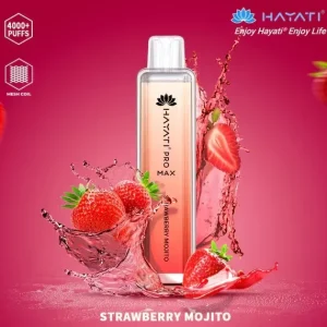 Crystal Pro Max 4000 Strawberry Mojito Disposable Box of 10 – £71.99