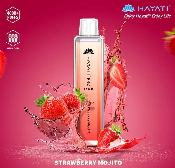 Crystal Pro Max 4000 Strawberry Mojito Disposable Box of 10 – £71.99