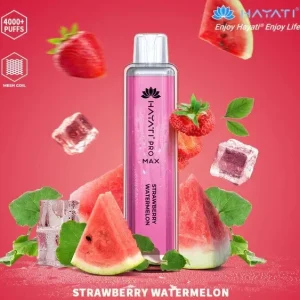 Crystal Pro Max 4000 Strawberry Watermelon Disposable Box of 10 – £71.99