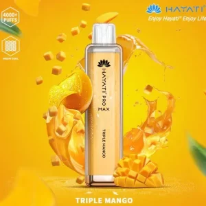 Crystal Pro Max 4000 Triple Mango Disposable Box of 10 – £71.99