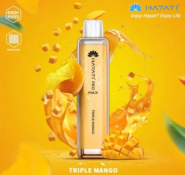 Crystal Pro Max 4000 Triple Mango Disposable Box of 10 – £71.99