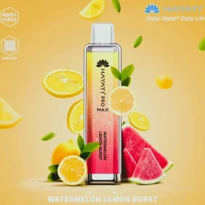 Crystal Pro Max 4000 Watermelon Lemon Burst Disposable Box of 10 – £71.99