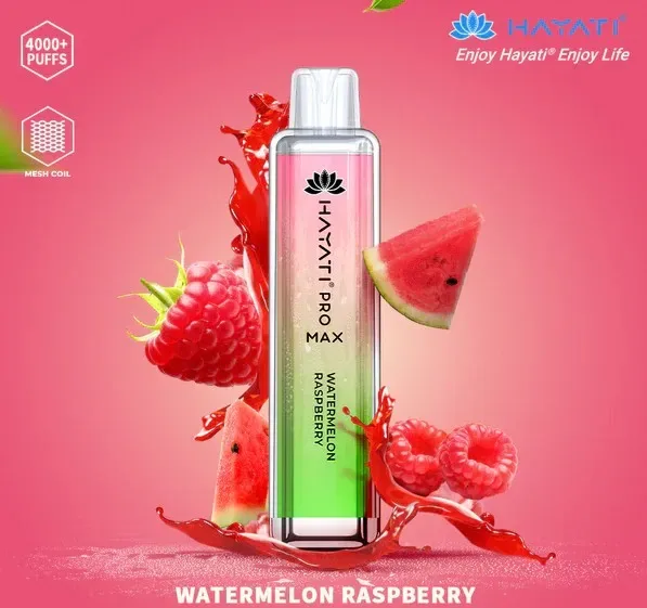 Crystal Pro Max 4000 Watermelon Raspberry Disposable Box of 10 – £71.99