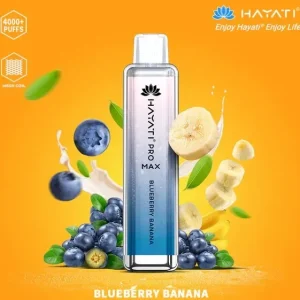 Crystal Pro Max Blueberry Banana 4000 Disposable Box of 10 – £71.99