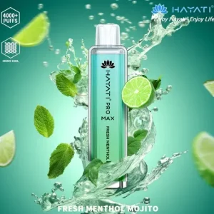Crystal Pro Max Fresh Menthol Mojito 4000 Disposable Box of 10 – £71.99