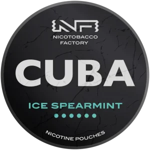 Cuba Black Line Ice Spearmint Nicotine Pouches 43mg (5 Pack)