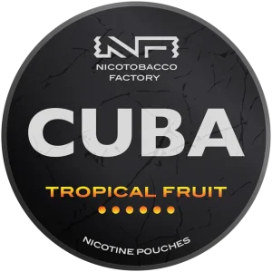 Cuba Black Line Tropical Fruit Nicotine Pouches 43mg (5 Pack)
