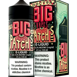 DOCTOR BIG VAPES by BIG BOTTLE Co – Patch’s – 120ML E-Liquid