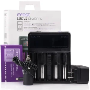 EFest LUC V4 4-Bay LCD Charger