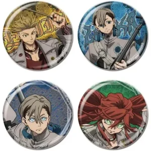 Ensky Gachiakuta Glitter Can Badge Set - 8 Piece Collectible Anime