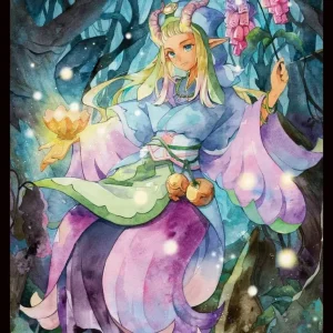 Ensky MTG Players Card Sleeves Flower Tender Lorwyn Eclipsed 2026