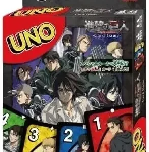 Ensky Uno Attack on Titan Anime Playing Cards for 2-10 Players