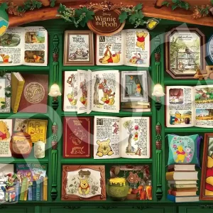 Epoch 1000 Piece Disney Winnie The Pooh Jigsaw Puzzle with Glue and Spatula