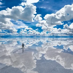 Epoch Uyuni Salt Flats Puzzle 2000 Pieces Super Small 38x53cm with Accessories
