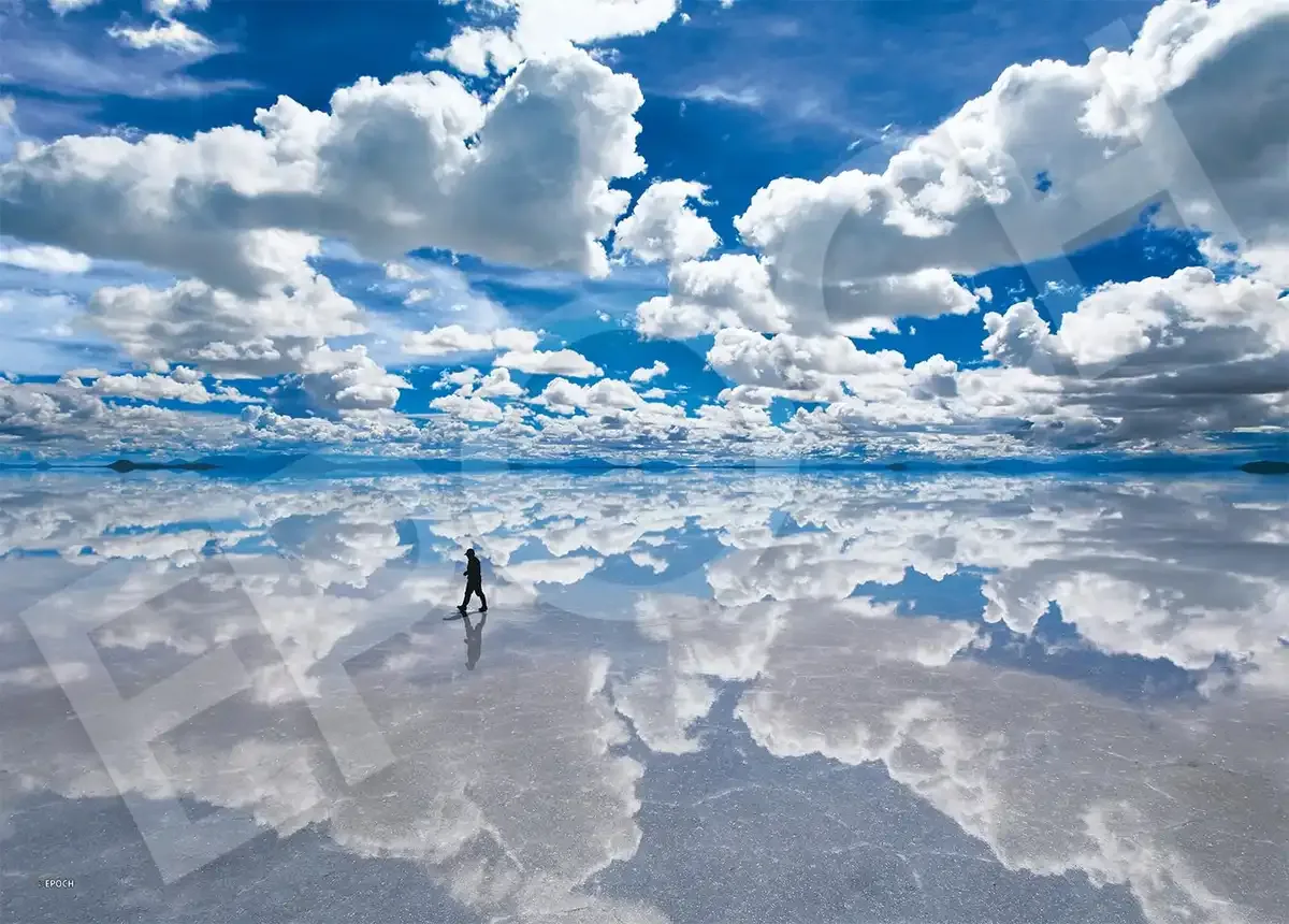 Epoch Uyuni Salt Flats Puzzle 2000 Pieces Super Small 38x53cm with Accessories