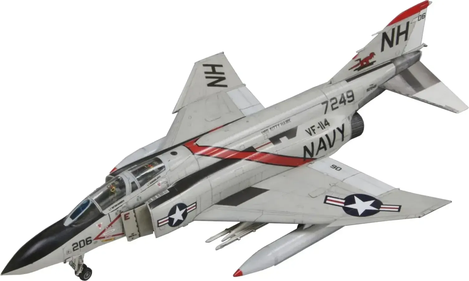 FineMolds Jet Fighter F-4J 1/72 Model Kit FX08 for Children