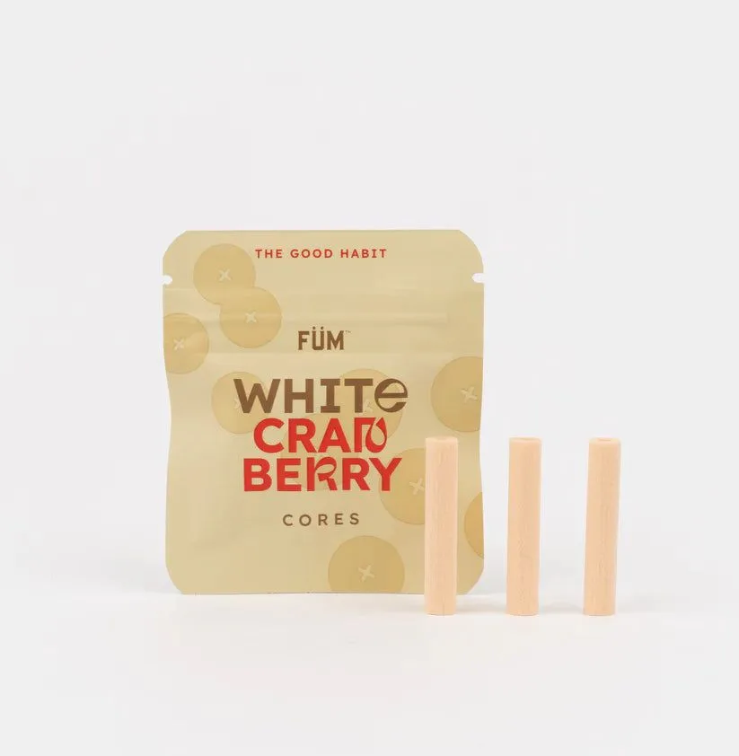 FÜM Flavor Core White Cranberry - 3 Pack