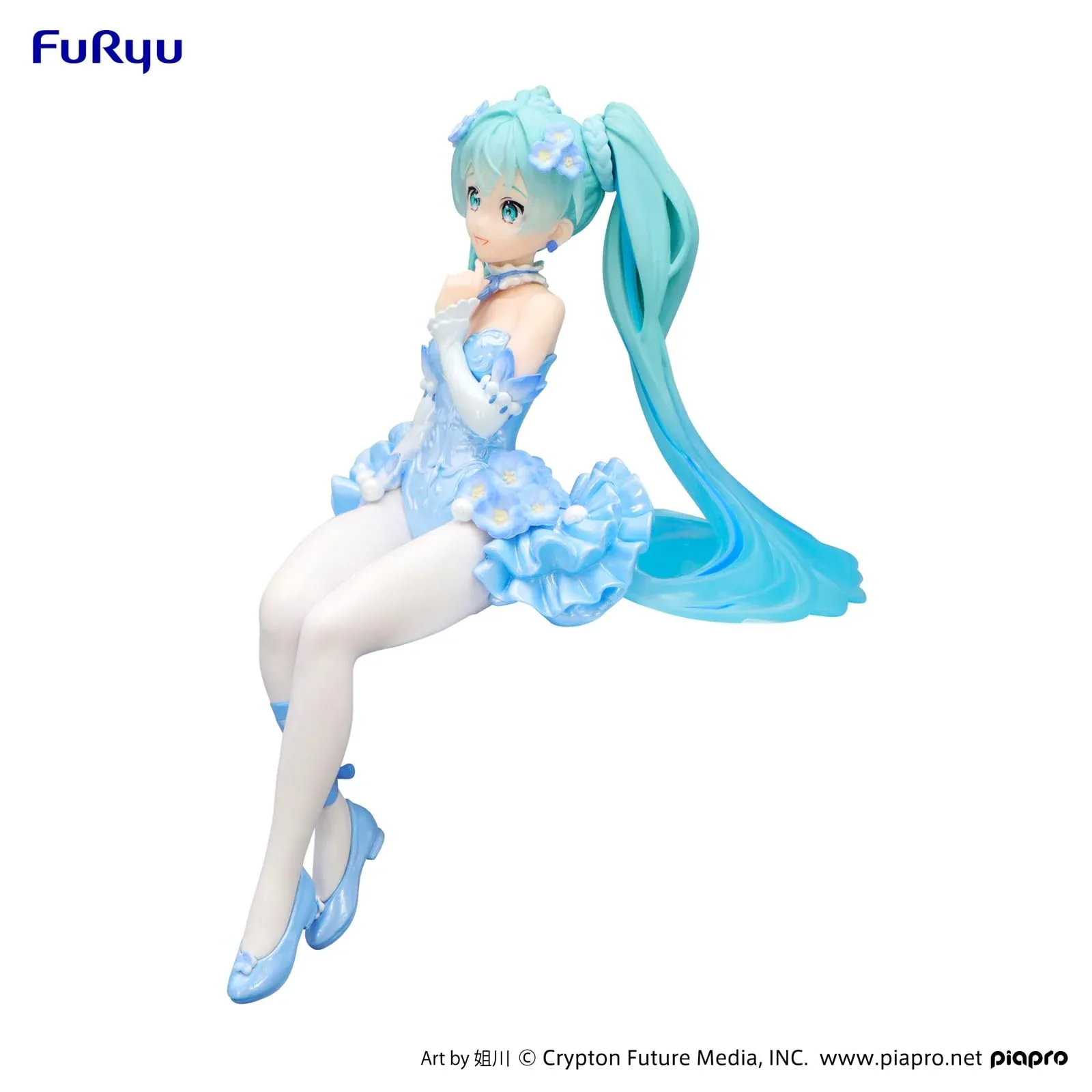 Furyu Hatsune Miku Noodle Stopper Figure Nemophila Pale Blue Ver. - Image 2