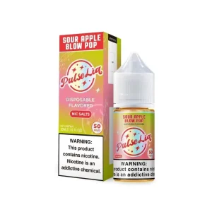 Geek Bar Pulse Liq Nic Salt – Sour Apple Blow Pop – 30ML E-Liquid