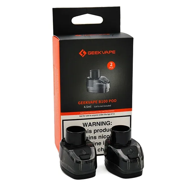 Geek Vape B100 Empty (4.5ml ) Pods - 2 PK