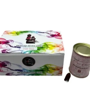Goloka Backflow Cones - Pure Rose Backflow Incense 24 Cones